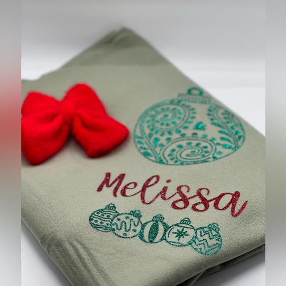 Pre:order- Ornament (personalized) throw blanket - Picture 2 of 2